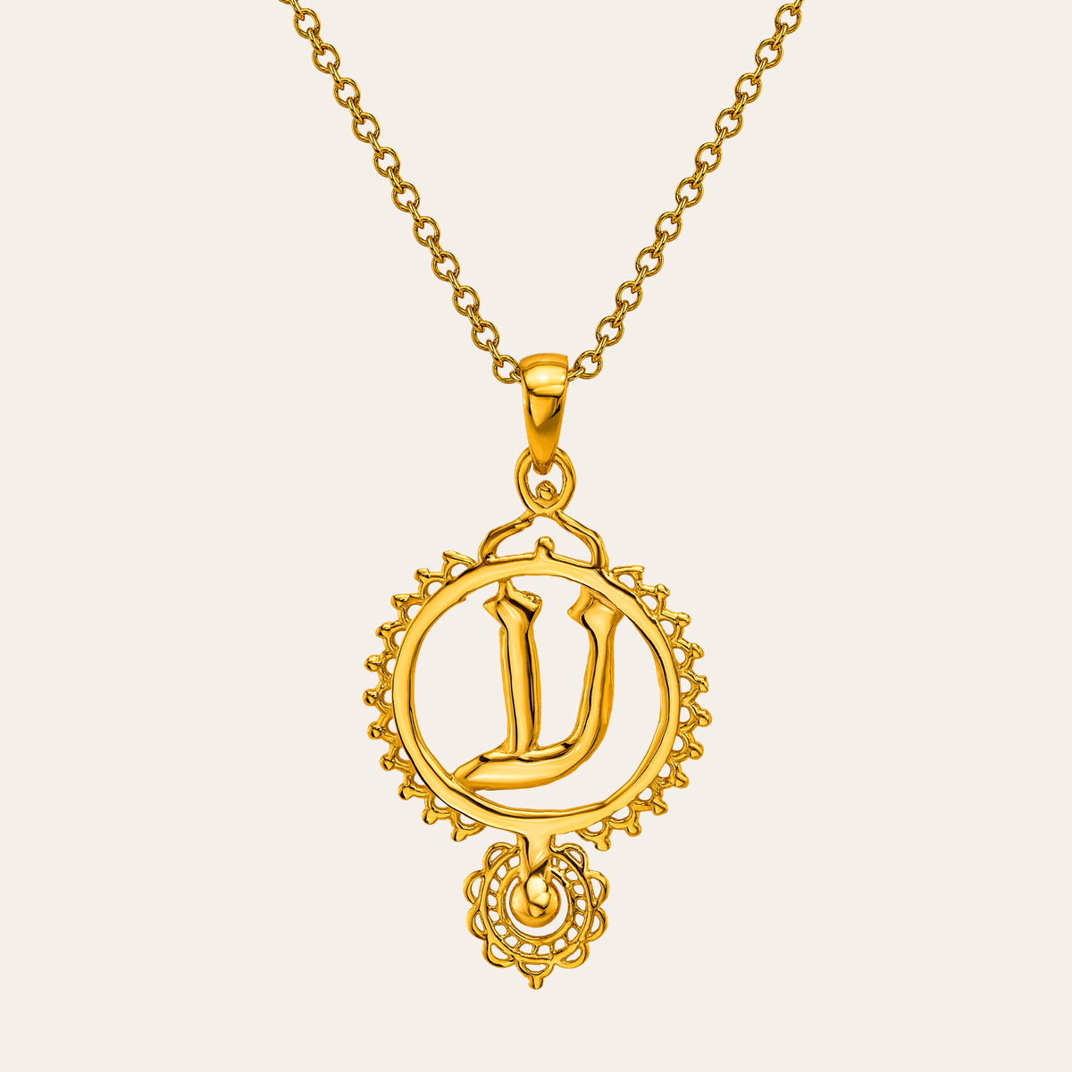 hebrew letter necklace meaning | jewish jewelry store | hebrew gold necklace | ayin hebrew letter necklace 