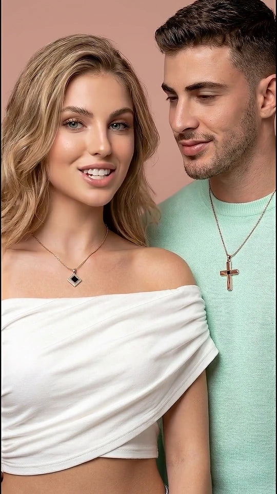 Models wearing Nano Faith jewelry in the supplied brand film